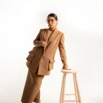 Taba Kaşe Şallı Ceket